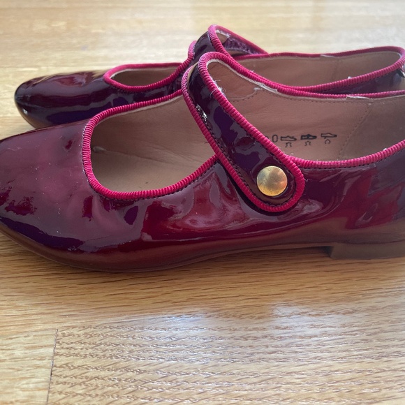 Pom D'Api Red Patent Leather Dress Shoes, Euro size 30/US 13 - Picture 2 of 5